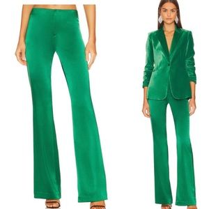 NWT NEVER WORN Alice + Olivia Emerald Tiny Flare Bootcut Pants